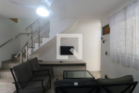 Sala de casa para alugar com 3 quartos, 110m² em Loteamento Joao Batista Juliao, Guarujá