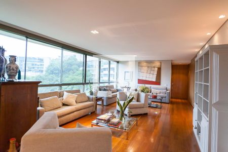 sala de apartamento à venda com 4 quartos, 270m² em Vila Castelo, Nova Lima