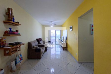 Sala de apartamento para alugar com 2 quartos, 100m² em Guilhermina, Praia Grande