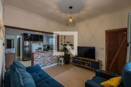 Sala de casa para alugar com 2 quartos, 130m² em Nova Mirim, Praia Grande