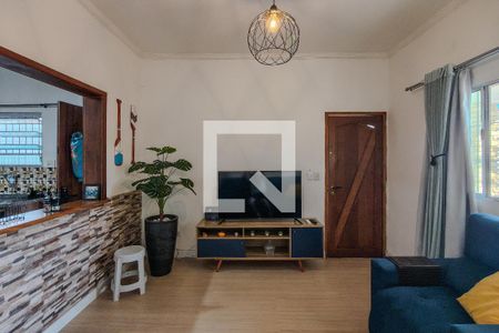 Sala de casa para alugar com 2 quartos, 130m² em Nova Mirim, Praia Grande