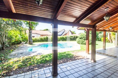 Vista da Sala de casa de condomínio para alugar com 3 quartos, 420m² em Alphaville, Santana de Parnaíba
