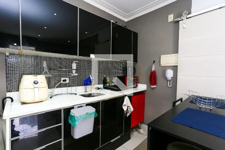 cozinha de kitnet/studio à venda com 1 quarto, 34m² em Parque Fernanda, São Paulo