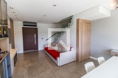 Sala de casa de condomínio para alugar com 3 quartos, 152m² em Residencial Onze (alphaville), Santana de Parnaíba