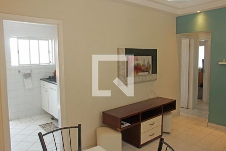 Sala de apartamento para alugar com 3 quartos, 90m² em Marapé, Santos