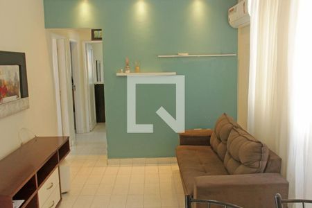 Sala de apartamento para alugar com 3 quartos, 90m² em Marapé, Santos