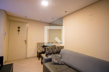 Sala de apartamento à venda com 1 quarto, 52m² em Parque Sao Vicente, Santo André