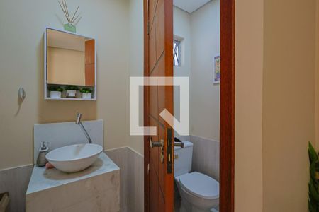 Lavabo de casa de condomínio à venda com 3 quartos, 110m² em Santa Branca, Belo Horizonte