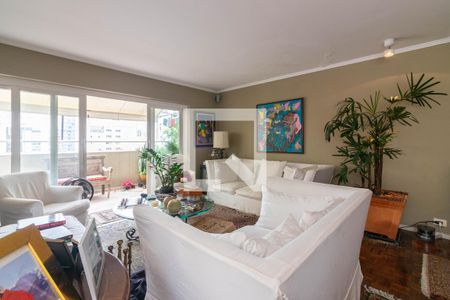 Sala de apartamento para alugar com 3 quartos, 192m² em Moema, São Paulo