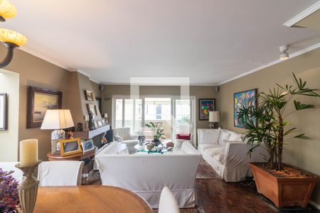 Sala de apartamento para alugar com 3 quartos, 192m² em Moema, São Paulo