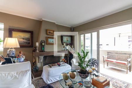 Sala de apartamento para alugar com 3 quartos, 192m² em Moema, São Paulo