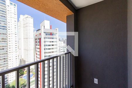 Varanda de kitnet/studio à venda com 1 quarto, 26m² em Cidade Monções, São Paulo