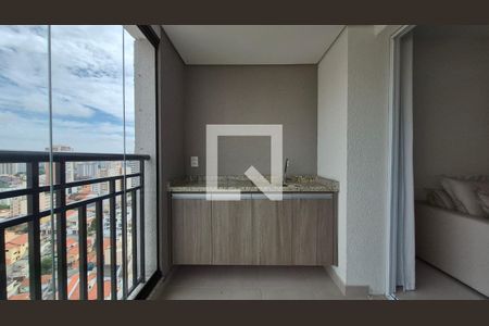 Varanda de apartamento para alugar com 3 quartos, 72m² em Vila Scarpelli, Santo André