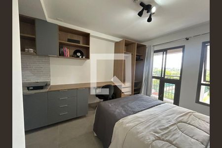 Sala/Quarto de kitnet/studio para alugar com 1 quarto, 24m² em Brooklin, São Paulo