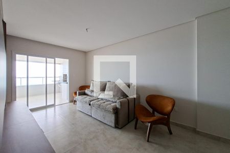 Sala de apartamento para alugar com 3 quartos, 116m² em Vilamar, Praia Grande
