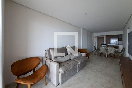 Sala de apartamento para alugar com 3 quartos, 116m² em Vilamar, Praia Grande