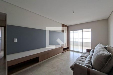 Sala de apartamento para alugar com 3 quartos, 116m² em Vilamar, Praia Grande
