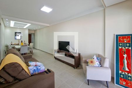 Sala de apartamento para alugar com 2 quartos, 106m² em Vila Assuncao, Praia Grande