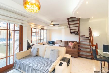 Sala de casa de condomínio para alugar com 4 quartos, 140m² em Santa Tereza, Porto Alegre