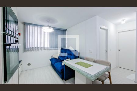 Sala/Cozinha de apartamento à venda com 2 quartos, 43m² em Vila Flora, Guarulhos