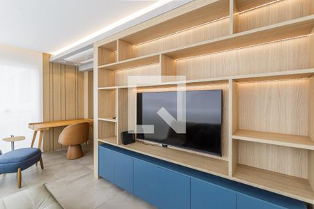 Sala de apartamento para alugar com 1 quarto, 54m² em Vila Nova Conceição, São Paulo