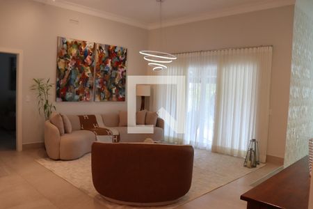 Sala de casa de condomínio para alugar com 4 quartos, 560m² em Aldeia da Serra, Barueri
