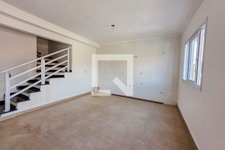 Sala e Cozinha de apartamento para alugar com 2 quartos, 85m² em Parque Novo Oratório, Santo André