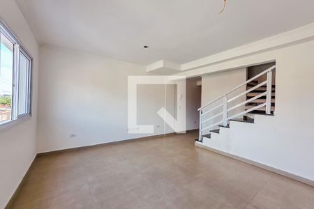 Sala e Cozinha de apartamento para alugar com 2 quartos, 85m² em Parque Novo Oratório, Santo André