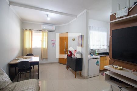 Sala de casa para alugar com 2 quartos, 111m² em Wanel Ville, Sorocaba