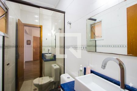 Banheiro de apartamento à venda com 1 quarto, 39m² em Vila Dora, Santo André