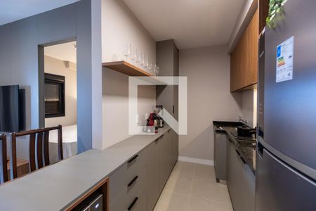 Cozinha de apartamento para alugar com 1 quarto, 44m² em Bosque, Campinas