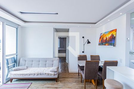 Sala e cozinha de apartamento para alugar com 2 quartos, 67m² em Vila Pereira Barreto, São Paulo