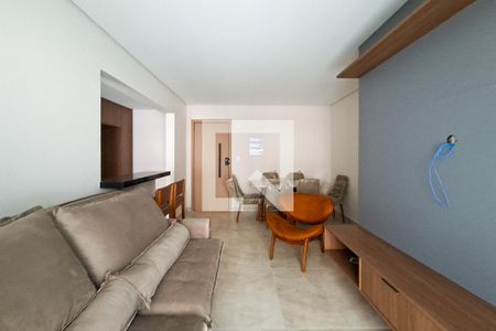 Sala de apartamento para alugar com 2 quartos, 86m² em Vilamar, Praia Grande