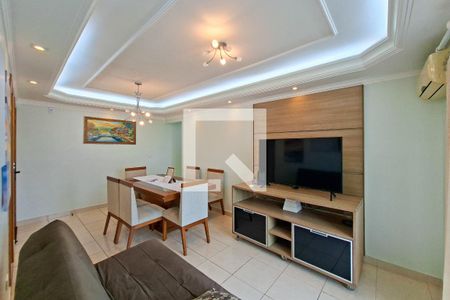 Sala de apartamento para alugar com 3 quartos, 122m² em Vilamar, Praia Grande