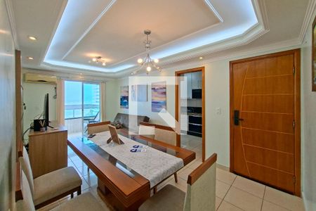 Sala de apartamento para alugar com 3 quartos, 122m² em Vilamar, Praia Grande