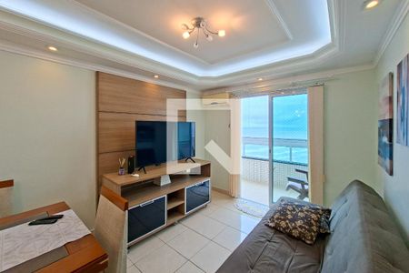 Sala de apartamento para alugar com 3 quartos, 122m² em Vilamar, Praia Grande