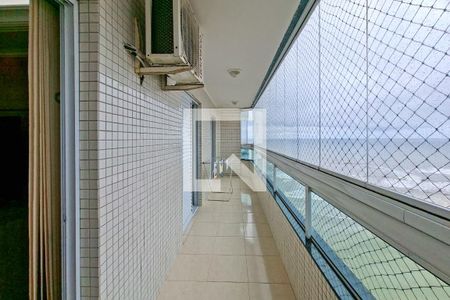 Sacada de apartamento para alugar com 3 quartos, 122m² em Vilamar, Praia Grande