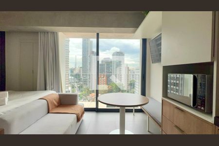 Studio de kitnet/studio para alugar com 1 quarto, 28m² em Jardim das Bandeiras, São Paulo