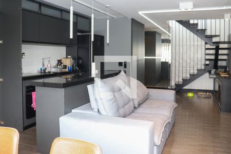 Sala/Cozinha de apartamento para alugar com 3 quartos, 170m² em Campestre, Santo André