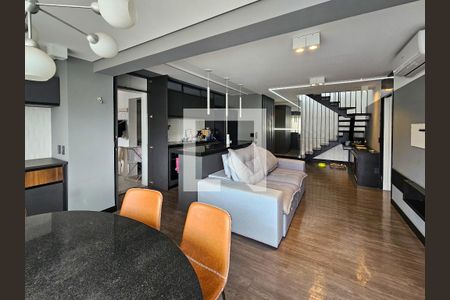 Sala/Cozinha de apartamento para alugar com 3 quartos, 170m² em Campestre, Santo André