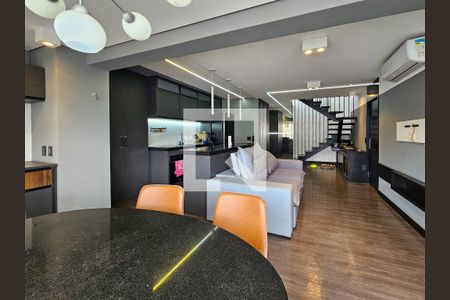 Sala/Cozinha de apartamento para alugar com 3 quartos, 170m² em Campestre, Santo André