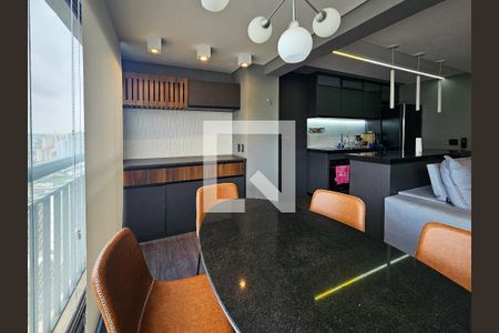 Sala/Cozinha de apartamento para alugar com 3 quartos, 170m² em Campestre, Santo André