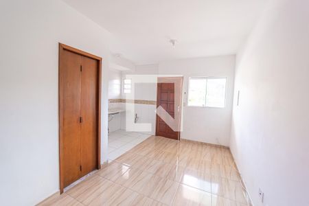 Sala/Cozinha de apartamento à venda com 1 quarto, 27m² em Vila Araguaia, São Paulo