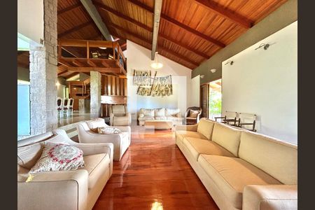 Sala de casa de condomínio para alugar com 5 quartos, 555m² em Santo Antonio de Lisboa, Florianópolis