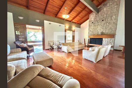 Sala de casa de condomínio para alugar com 5 quartos, 555m² em Santo Antonio de Lisboa, Florianópolis