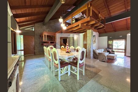 Sala de Jantar de casa de condomínio para alugar com 5 quartos, 555m² em Santo Antonio de Lisboa, Florianópolis