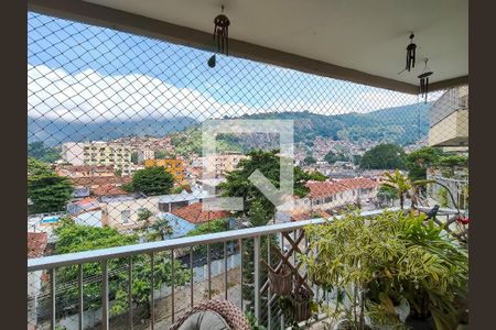 Vista da Sala de apartamento à venda com 3 quartos, 132m² em Grajaú, Rio de Janeiro
