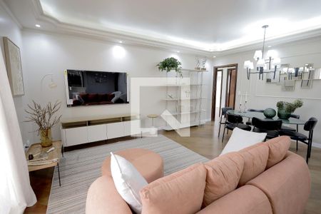 Sala de apartamento à venda com 3 quartos, 126m² em Vila Marina, Santo André