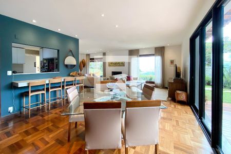 Sala de Jantar de casa de condomínio à venda com 3 quartos, 450m² em Estância Serrana, Nova Lima