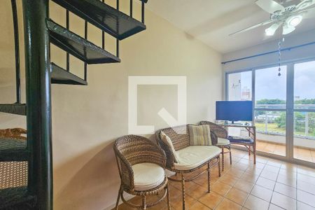 Sala de apartamento para alugar com 3 quartos, 200m² em Jardim Tejereba, Guarujá